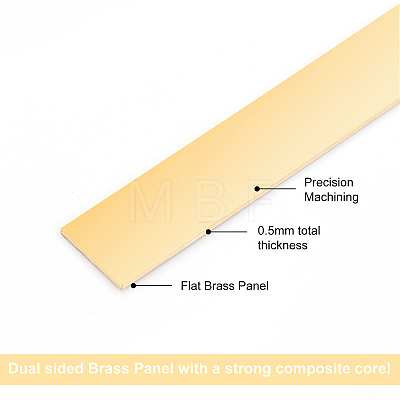 Brass Panel KK-BC0001-14B-1