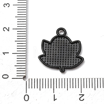 Coffee Alloy Enamel Pendants ENAM-I089-01B-03-1