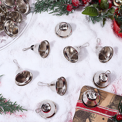 20Pcs Iron Bell Pendant Decoration AJEW-SC0031-29B-1