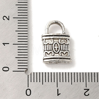 Tibetan Style Alloy Pendants TIBEP-L021-51B-AS-1