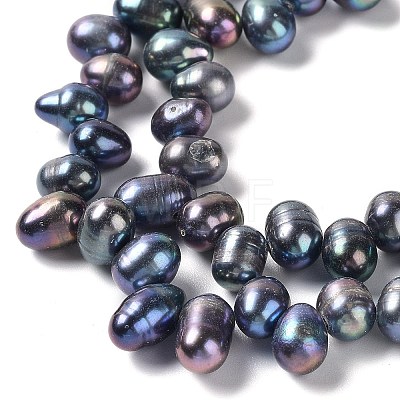 Natural Cultured Freshwater Pearl Beads Strands PEAR-J007-47-1