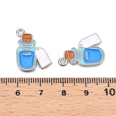 Halloween Theme Alloy Enamel Pendants ENAM-T020-08J-1