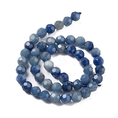 Natural Blue Aventurine Beads Strands G-C150-B05-01-1