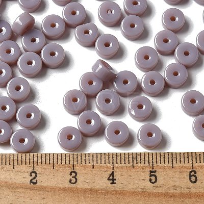 Opaque Colours Glass Seed Beads SEED-E001-P3x6mm-09-1