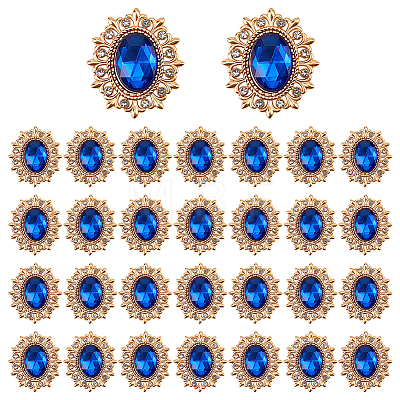 30Pcs Zinc Alloy Cabochons FIND-FG0005-56A-1