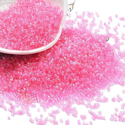 Transparent Colours Glass Seed Beads SEED-H003-01F-1