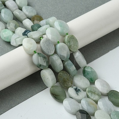 Natural Myanmar Jadeite Beads Strands G-A092-E01-01-1