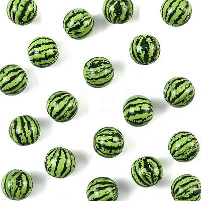20Pcs Opaque Acrylic Beads MACR-FS0002-28A-1