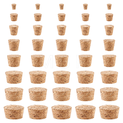 40Pcs 8 Styles Cork Stopper AJEW-ME0002-66-1