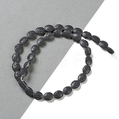 Natural Lava Rock Dyed Beads Strands G-H311-01-09-1