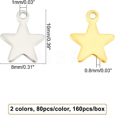 Unicraftale 304 Stainless Steel Charms STAS-UN0016-66-1