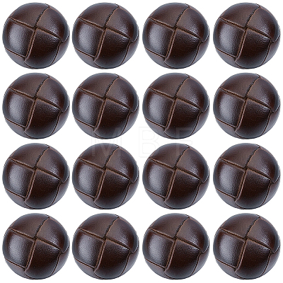 16Pcs 1-Hole Cowhide Shank Buttons FIND-CY0002-04A-1
