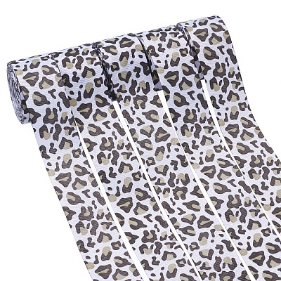 Leopard Printed Grosgrain Ribbons OCOR-TA0001-22B-1