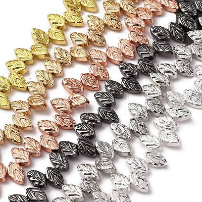 Electroplate Glass Beads Strands EGLA-H109-10-1