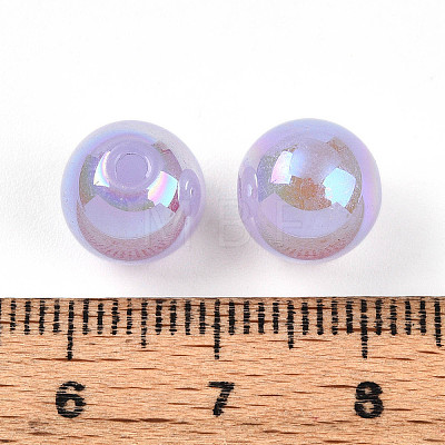 Electroplate Pearlized Glass Pearl Beads EGLA-T021-14C-06-1