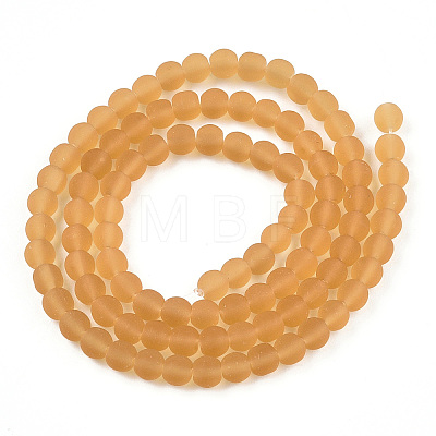 Transparent Glass Beads Strands GLAA-T032-T4mm-MD08-1