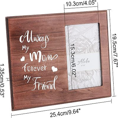 Olycraft MDF Photo Frames DJEW-OC0001-05G-1