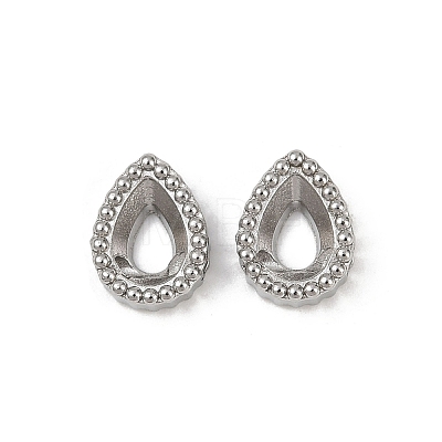 304 Stainless Steel Rhinestone Cabochon Settings STAS-G356-04P-01-1