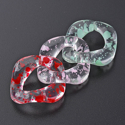 Transparent Acrylic Linking Rings OACR-N009-016A-1