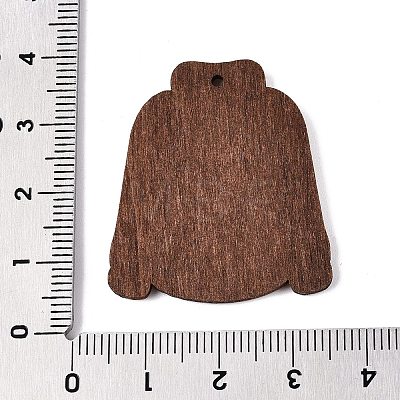 Printed Poplar Wood Pendants FIND-N005-74W-02-1