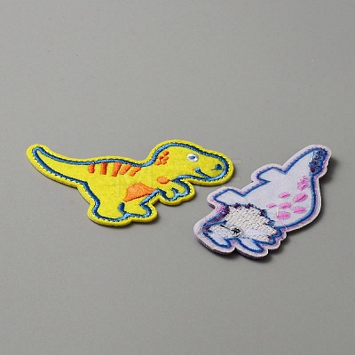 Dinosaur Theme Computerized Embroidery Appliques PATC-WH0007-12-1