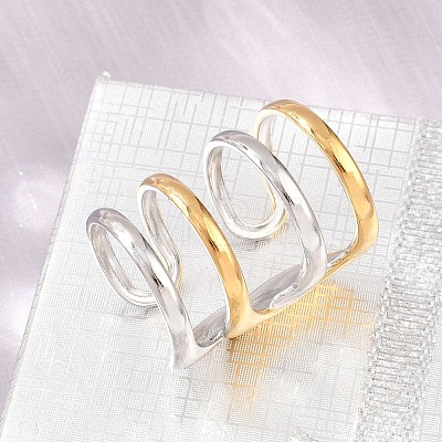 304 Stainless Steel Cuff Open Rings SA-H001-11GP-1