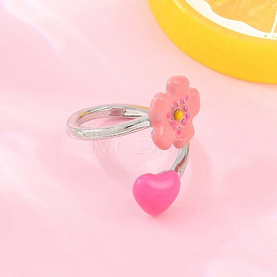 Brass Cuff Open Rings for Women KK-CBA17E5-03P-01-1