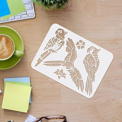 Large Plastic Reusable Drawing Painting Stencils Templates DIY-WH0202-198-1