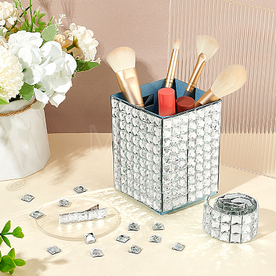 Self-adhesive Rhinestone Mosaic Tape DIY-WH0568-36A-1