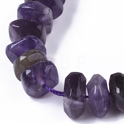 Natural Amethyst Beads Strands G-R462-13-1