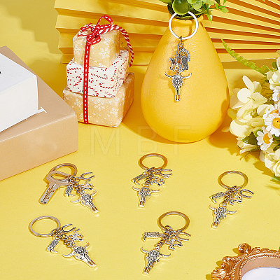 20Pcs Alloy Keychains KEYC-SC00027-1