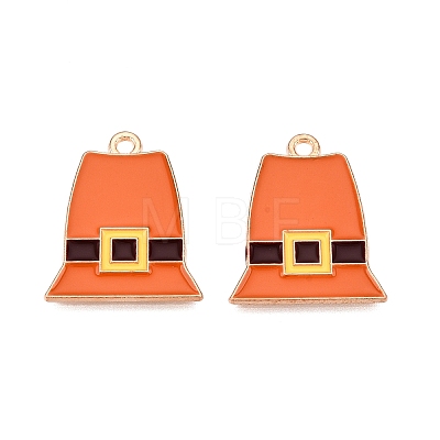 Thanksgiving Day Theme Alloy Enamel Pendants ENAM-T020-35J-1