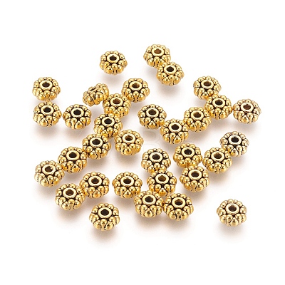 Tibetan Style Alloy Spacer Beads LS-GLF0358Y-NF-1