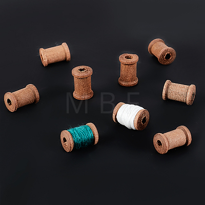 Wood Thread Bobbins TOOL-WH0125-106A-02-1