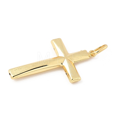 Cross Brass Big Pendants KK-M327-07A-G-1