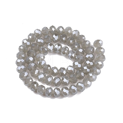 Electroplate Glass Beads Strands EGLA-A044-J8mm-A10-1