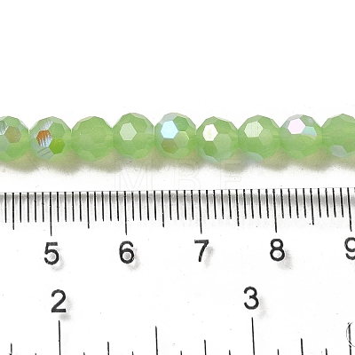 Imitation Jade Glass Beads Strands EGLA-A035-J6mm-L01-1