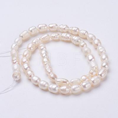 Natural Cultured Freshwater Pearl Beads Strands PEAR-P002-43-1