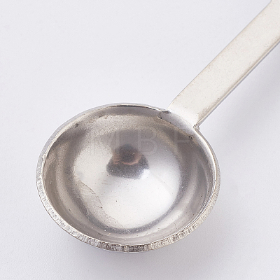 Stainless Steel Wax Seal Spoon X-DIY-WH0056-02-1