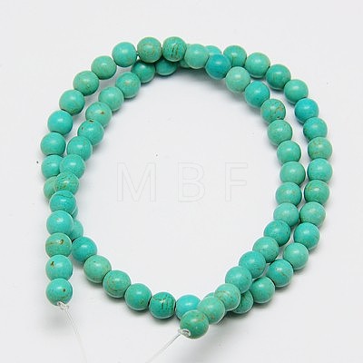 Synthetic Turquoise Beads Strands TURQ-G106-8mm-02D-1