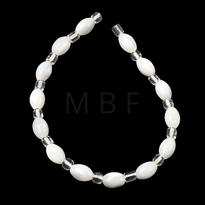 Natural Trochid Shell/Trochus Shell Beads Strands BSHE-A002-05-1