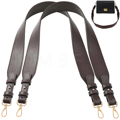 2Pcs PU Leather Bag Handles DIY-CL0002-72B-1