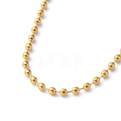 Brass Ball Chains Necklace Making NJEW-JN02838-04-1