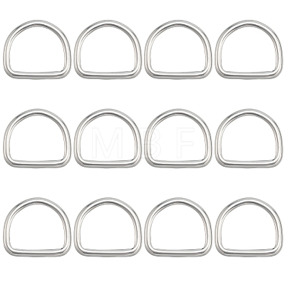 304 Stainless Steel D Rings STAS-CP0001-05C-1