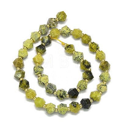 Natural Yellow Turquoise(Jasper) Beads Strands G-I376-A39-01-1