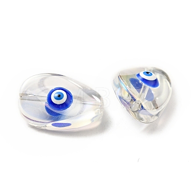 Transparent Glass Beads GLAA-F121-04C-1