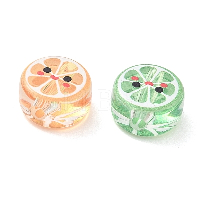 Printed Transparent Acrylic Beads MACR-BM0002-01A-1