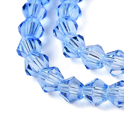 Gradient Color Baking Paint Glass Bead Strands X1-DGLA-A039-T4mm-A020-1
