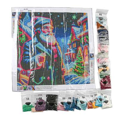 Christmas Series DIY Diamond Painting Kit DIY-B078-10-1