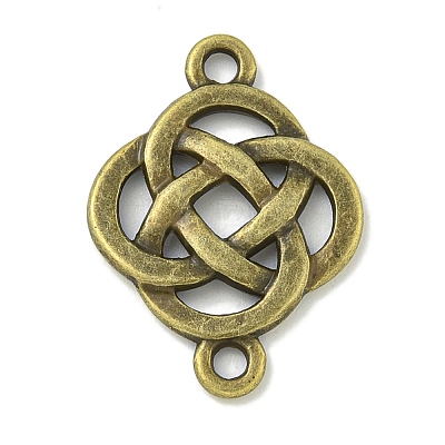 Tibetan Style Alloy Connector Charms TIBE-I026-6023AB-1